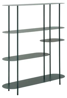 Produktbild von Bücherregal Saturno aus Ottanio-Metall 118x31x139 cm