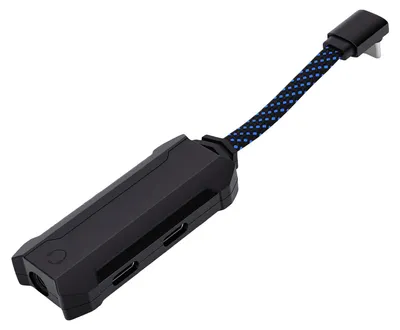 Produktbild von USB-C auf 3,5-mm-Audio-Adapter, Kopfhörer-Splitter, 3-in-1, Typ-C, AUX-Konverter mit 60W PD-Ladefunktion und OTG-Datenanschluss