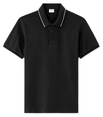 Produktbild von Celio Letaim Herren Poloshirt aus 100% Baumwolle, kurzärmelig, gerader Schnitt, Größe XL