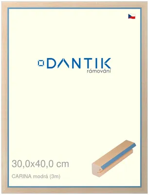 Obrázok produktu pre Rám DANTIK 30x40 | CARINA blue (Plexi Clear)