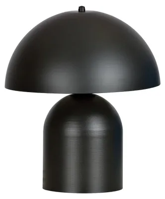 Image de Lampe de table Kava en acier noir mat