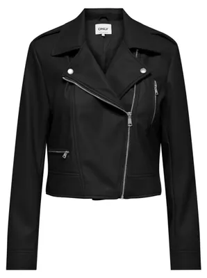 Produktbild von ONLY CARMAKOMA Damen Carcarmen Faux Leather Biker OTW Noos, Black, Numeric_46
