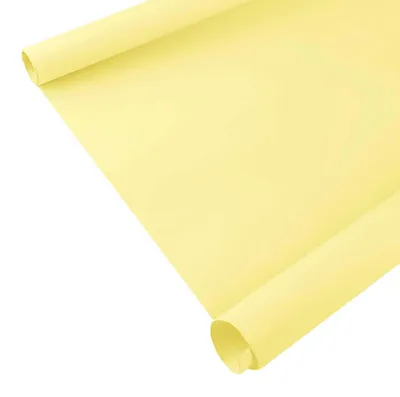 Geschenkpapier unifarben matt 1 Rolle Dekopapier Verpackungspapier Geschenkverpackung hellgelb