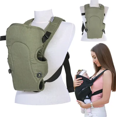 Obrázok produktu pre Lorelli BETWEEN nosič pre dieťa do 9 kg – nastaviteľný, nosenie vpredu & na chrbte, ľahký a skladný, 100% polyester, 20×11×35 cm