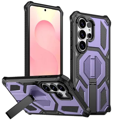 Immagine prodotto di Custodia magnetica per cellulare Samsung Galaxy S26 Ultra in plastica TPU silicone viola
