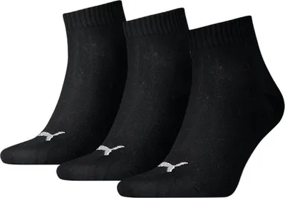 Image de Puma QUARTER PLAIN (3 PAIRES) NOIR 35-38
