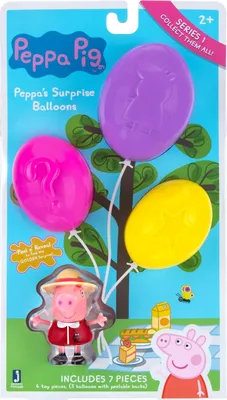 Produktbild von Jazwares PEP0685 - PEPPA - Deluxe Blind Pack - Ballon (Thema: Essen)