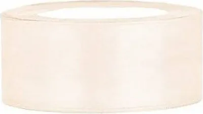 Produktbild von Satinband Creme breit 25m 2,5 cm x 25 m - Einheitsgröße