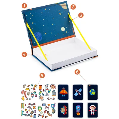 Immagine prodotto di Ricokids Libro magnetico Cosmos RK-770