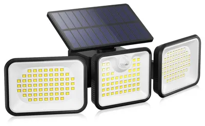 Immagine prodotto di OUSFOT Luce solare esterna 180 LED con sensore di movimento