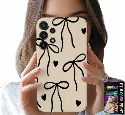 Produktbild von Fall Für Samsung Galaxy A32 5G - Beige Schleife Band Mode-Designs