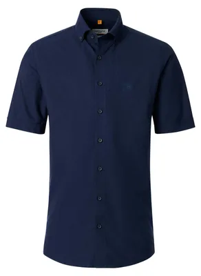 Produktbild von Redmond Übergrößen Kurzarmhemd navy