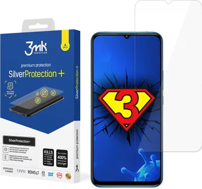 Produktbild von 3mk Display Antimikrobielle Schutzfolie SilverProtection+ für Xiaomi Mi 10 Lite 5G 0,21mm Self-Heal