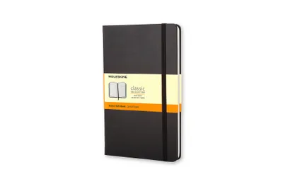 Produktbild von Moleskine Classic, Einfarbig, Schwarz, A5, 240 Blätter, Matt, Hardcover