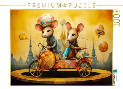 Produktbild von CALVENDO Puzzle Zirkus-Phantasien | 1000 Teile Lege-Größe 64x48cm Foto-Puzzle für glückliche Stunden