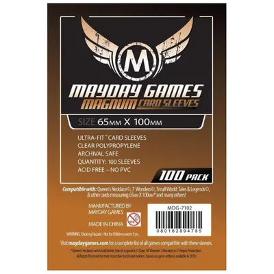 Produktbild von Mayday Standard Magnum Copper Sleeves Hüllen 65x100mm 100 Stück 7 Wonders 7102
