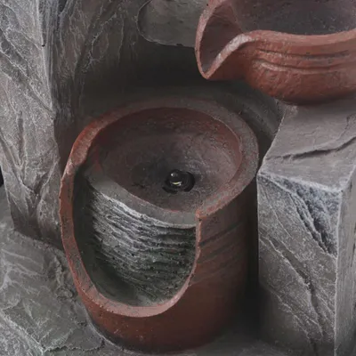 Image de vidaXL Fontaine d'intérieur avec LED Polyrésine