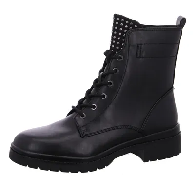 Produktbild von Tamaris Damen Stiefelette Reißverschluss Nieten Schnürboots 1-25236-43, Größe:39 EU, Farbe:Schwarz