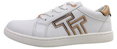 Immagine prodotto di Tom Tailor, scarpe per bambine, scarpe basse, modello stringato, colore bianco, per il tempo libero