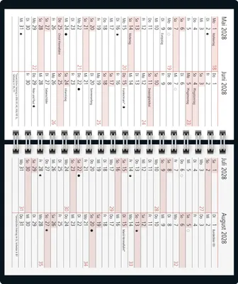 Produktbild von 2027 rido/idé Plankalender TM17 1W/2S Prestige