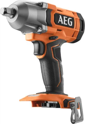 A studio shot of a cordless impact wrench.