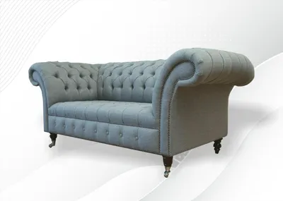Produktbild von Chesterfield Sofa Couch Polster Designer 2 Sitzer Garnitur Sofas Zweisitzer Neu