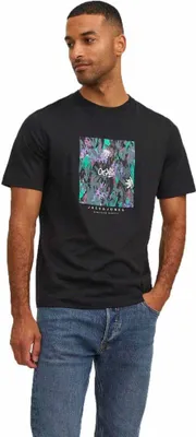 Produktbild von Jack & Jones Silverlake Kurzarm-t-shirt Schwarz S Mann Schwarz S