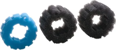 Produktbild von Filterschwamm Oase Biopress 4000/5000 Filter Set 1x blau 2x schwarz passt auch für Oase