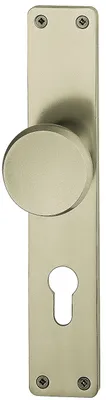 Zdjęcie produktu dla Pokrętło z długą płytką 54/202 Alu.F2 PZ HOPPE
