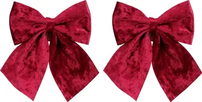 Obrázek produktu pro Sada 2 ks mašlí: Mašle červená 20 x 24 cm