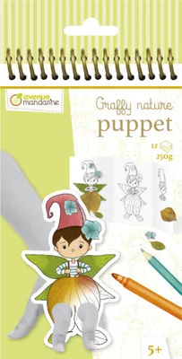 Produktbild von Avenue Mandarine 5x Graffy Nature, Puppe - Grün GY152C