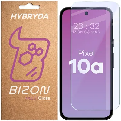 Produktbild von Flexibles Hybridglas für Google Pixel 10a, Bizon Glass Mule