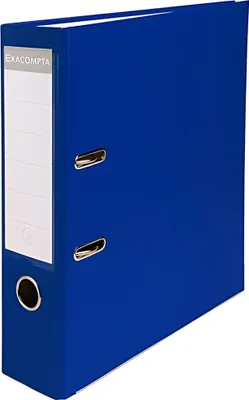 Image de Classeur en PP avec 2 anneaux, dos 80mm, DIN A4 extra large bleu