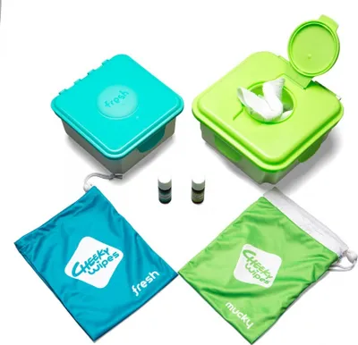 Produktbild von Cheeky Wipes Premium All-in-One-Set – langlebige und sanfte Babytücher