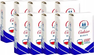 Obrázek produktu pro 10x1kg diamantového cukru 10 balení. Bílý křišťál