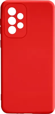 Produktbild von Avizar, Soft-Touch Hülle Galaxy A33 5G halbsteif Silikon rutschfest, Rot