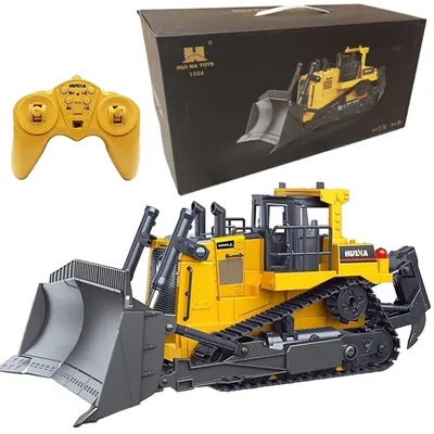 Produktbild von COIL RC bager, buldozér, buldozér, stavebné vozidlo na diaľkové ovládanie, model: 1554, 1:16, 2,4 GHz, rozmery: 36 x 19 x 15 cm, pre deti od 8 rokov