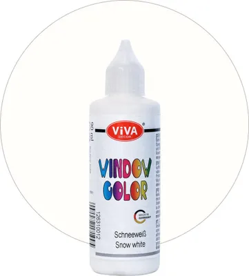 Produktbild von ViVA DECOR Window Color 80ml, Schneeweiß