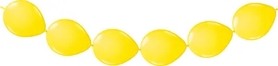 Immagine prodotto di Palloncini a bottone gialli, 8 pz.