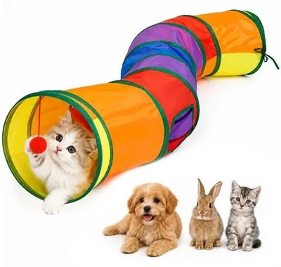 Produktbild von Katzentunnel Faltbare S-Sorm (116x25cm)
