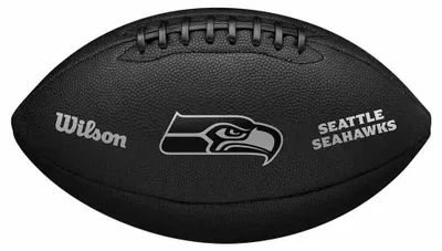 Produktbild von Wilson Nfl Team Metallic Premiere Seattle Seahawks American-football-ball Schwarz Schwarz One Size