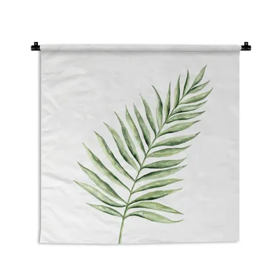 Produktbild von MuchoWow® Wandteppich Wandbehang Pflanze - Aquarell 60x60 cm Tapisserie Dekoration Wandtuch - Dekorationen - Wand Decke