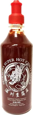 Produktbild von SRIRACHA Super Hot Chilli Sauce sehr scharf 585g