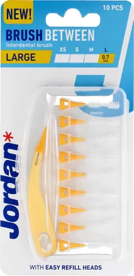 Produktbild von Jordan Interdentalbürsten für gründliche Reinigung, Größe L, 10 Stück