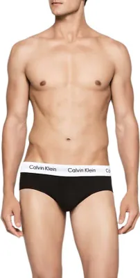 Productafbeelding van Calvin Klein heren, 3-pack slips, zwart, maat XS