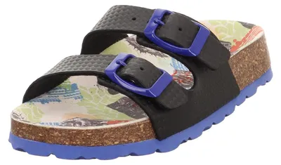 Immagine prodotto di Superfit, ciabatte da interno per bambini, colore nero/blu, modello 0100