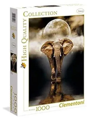 Image de Clementoni 39326 - Panorama Puzzle - L'éléphant (1000 pièces) Puzzle