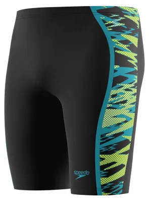 Produktbild von Speedo Schwimmhose Hyperboom Splice Herren anthrazit hyperteal 34 Zoll