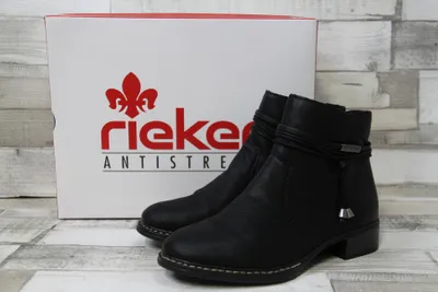Obrázok produktu pre Rieker členková obuv - čierna syntetika Veľkosť: 36 Normal