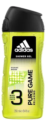 Produktbild von Adidas Pure Game 3in1, Duschgel, 250 ml, Erwachsene, Männer, Körper & Haar, normale Haut
